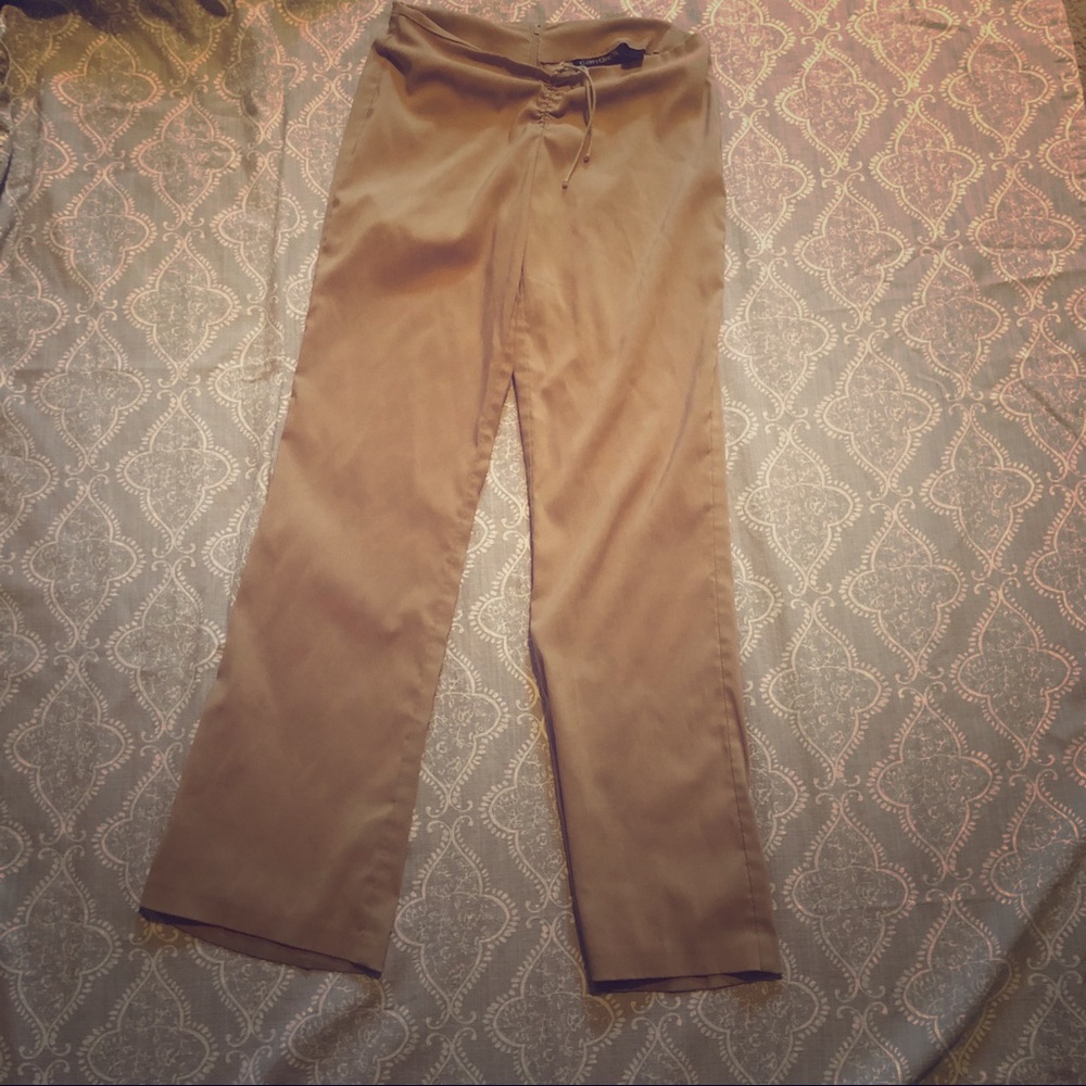 Candies flare stretch khakis with drawstring